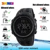 Skmei Fashion Outdoor Sport Watch Men Multifunction Watches Alarm Clono 5Bar Imper impermeável relógio digital RELOJ HOMBRE 1251 220623