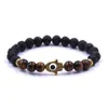 Braccialetti con ciondoli Prodotti Perline di pietra da 8 mm Bracciale con mano di palmo di Buddha Yoga Meditazione Energia Gioielli per donne e uomini Regalo per festeFascino