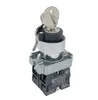 Przełącznik 1PC XB2 Montowany klawisz obrotowy blokowanie uruchamiania lub resetowanie pushbutton 2positions/3positions XB2-BG 22 mm Switch