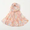 Musulmano Tie-dyed Chiffon Hijab Sciarpa Scialle Donne Stampato Ombre Foulard Avvolge Turbante Islamico Bandana Fascia Foulard Stole