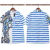 Chemises de créateurs de luxe pour hommes, chemise de bowling à imprimé géométrique, chemises décontractées florales hawaïennes, coupe cintrée à manches courtes, Variety261K