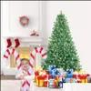 Decorações de Natal Festas Festivas Supplies Home Garden 88cm/35 "Cane inflável clássica clássica pendurada penduramento decorativo Ballons de pirulito