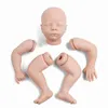 RBG Reborn Kit Reborn Baby Vinyl Doll Kit 19.5 Inches Dominic Sleeping Unpainted Unfinished Doll Parts DIY Blank Reborn Doll Kit AA220325