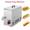 Gaz Kore peyniri sosisli sandviç çubukları mozzarella fritöz gıda işleme ekipmanı soba ticari mısır sosis derin kızartma makinesi 21L