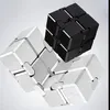 Epacket Antistress Infinite Cube Toys Aluminium Alloy Infinity Cube Office Flip Cubic Puzzle Stress Reliever Autism Relax Toy for A3903997