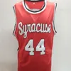 Nikivip Real Picture#44 Derrick Coleman Syracuse Red College Retro Classic Basketball Jersey Mens 스티치 커스텀 번호 및 이름 유니폼