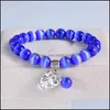 Bracciali di perline braccialetti gioielli bracciale opale twee zodiaco zodiacale perline singolo cerchio dribblare la moda versatile accessori per donne caduta