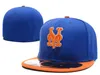 wysokiej jakości damskie i męskie dopasowane czapki Mets Teams NY Logo Outdoor Czapka sportowa Hip Hop Hat Mixed Order300E