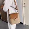 Модный плечевой мессенджер женский дизайнерский дизайнерский дизайнерский роскошный тканый ведро летний пляж соломенная сумка женская сумочка 220810