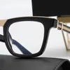 Designer Glasögon Frame Luxury Solglasögon Ramar för män Kvinnor Minimalistiska guldmetallglasöglass Klar glaslinser Goggles Buffalo HO226W