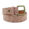 Hot Sell Fashion Portugal Cork Belt eco-friendly belt vegan handmade belt for men and womenAZ08