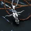 Pendant Necklaces Gothic Vintage Bull Head For Men Unique Stainless Steel Skull Animal Necklace Punk Hip Hop Fashion Jewelry GiftPendant