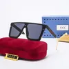 222 Mode Luxuriöse Sonnenbrille Designer Mann Frau Sonnenbrille Männer Frauen Unisex Klassische Brille Strand UV400 Gute Qualität 7 Farbe Optional mit Box