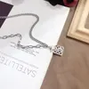 2022 nuova moda collane girocollo Designer 925 placcato argento lettera in acciaio inossidabile ciondolo collana per gioielli regalo di nozze delle donne X396