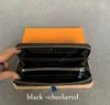 Diseñador ZIPPY WALLET Alta calidad Cuero suave para hombre para mujer Icónico con textura Moda Carteras con cremallera larga Monedero Monedero Estuche para tarjetas Holde259h