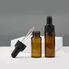 Mini 5 ml 15 ml 20 ml Braunglas-Tropfflaschen Mini leere Parfüm ätherisches Öl Aromatherapie Probenfläschchen Flaschen 10 ml