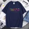 tshirts الرجال tee men نساء مصمم الصيف الأكمام قصيرة الأكمام trapstar ذكر الأزياء غطس منخفض