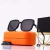 Übergroße rechteckige Sonnenbrille, weißer Rahmen/Grautöne, Sonnenbrille, Marken-Designer-Sonnenbrille, Gafas de Sol, mit Box