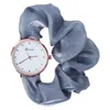 Polshorloges dames stoffen polshorloge mode ribbon digitaal horloge voor vrouwen jurk armband hoogwaardige zoete meisjes relogio feminino