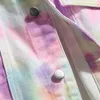 2022 Kolorowe kurtki jesień moda drukowana męska pary dżinsowe pary swobodne streetwear luźne 9 kolorowe dżinsy kardigan