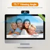 Kameralar Webcam Full HD 1080P Web Kamerası Gürültü İptali Mikrofon Skype Akışı Bilgisayar için Canlı Android TVIP IP
