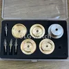 Onarım Araçları Kitleri Mikrometrik Vida ile Watchmaker Yahudi Aracı 4mm4mm İzle El Takma ve Bağlantı İğnesi Kurulumu