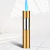 New Torch Luminous Gas Lighters Jet Windproof Cigarette Cigar Butane Lighter Refill Pen Spray Gun Metal Lighter Gadgets Gift