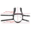 BDSM Bondage Gear Slave Head Harness Restrizioni di sospensione in giochi per adulti per coppie Fetish Play Sex Toys Donna Ecopelle GN314509118