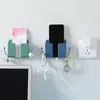Wall charger storage box mobile phone support storage rack hanger charging