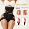 Artı Boyutu Karın Vücut Şekillendirici Bel Eğitmen Külot Zayıflama Kuşağı Düz Mide Şekillendirme Külot Kadın BuLifter Shapewear