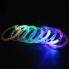 12 pièces Flash LED fête Bracelet bijoux bracelet danse Disco bracelet éclairer carnaval néon mariage anniversaire Cosplay Halloween noël