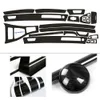 For BMW 3 Series E90 4doors 2005-2012 Interior Central Control Panel Door Handle 3D 5D Carbon Fiber Stickers Decals Car styling Ac236C