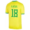 البرازيل 2023 كرة القدم قمصان Camiseta de Futbol Paqueta Raphinha Football Shirt Maillots Marquinhos Vini Jr Brasil Richarlison 2022 Men Kids Kid Woman Neymar