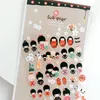 Подарочная упаковка Korea Sonia ScrapBooking Высококачественная бумажная наклейка Kokeshi Stationery Diy Craft