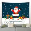 С Рождеством Рождество гобелен Санта Снеговик Рождественский Фон Фоны Стена Странная одеяло.