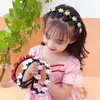 Colorful Cute Flower Cartoon Non Slip Headband Hair Bow Hair Pin for Girls Plastic Hairband Bowknot Bands Headwrap Headwear Jewelry Accessories Children Gifts