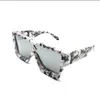 Retro rechteckige helle schwarze Sonnenbrille für Männer Frauen große Rahmen-Overall-Brille Großhandel Outdoor-Erholung Schattenspiegel Chamäleonspiegel