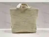 DUPE Favor de bolsas femininas Milano Fashion Raffia Bolsa de praia Lata de vime Classic Linen Terby Bag Designer Compras Mesh Hollow Burse