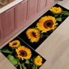카펫 해바라기 필드 보드 주방 부엌 매트 현대 욕실 안티 슬립 지역 양탄자 거실 복도 카펫 도식 카펫