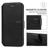 Wallet Phone Cases for iPhone 13 12 11 Pro Max XR XS X 7 8 Plus, Ultra Thin Calfskin Texture PU Leather Flip Kickstand Cover Case with Card Slots