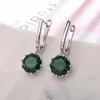 Dangle Avize Basit Kübik Zirkonya Damla Küpe Kırmızı/Mavi/Yeşil Çok Molor CZ Boncuklar Kadın Hipoalerjenik Jewelrydangle FARL22