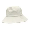 여름 여성 버킷 모자 단색 큰 크기의 넓은 넓은 챙 타온 모자 야외 해변 파나마 캡 접이식 숙녀 모자