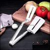 Altro Home Garden Bbq Set di utensili per il pane Barbecue Tong Bistecca fritta Pala Fritture Pesce Pale Morsetti Cucine Mea Dhkez