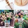 10pcs para a decoração de casamento de jardim ao ar livre mesa de noivado central peças de buquê de buquê de buquê de buquê de casamento de bouquet de casamento de entrada de pano de fundo da porta de boas -vindas da porta