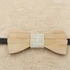 Fliegen Kinder Kinder Jungen Krawatte Bambus Holz Für Hochzeit Pre Party Gebunden Clip Kind Hals KrawattenBogen