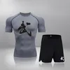 Herrspårar 2 st bastu kostym bantning män pullover sportkläder för att svettas viktminskning kör fitness gym klädset träning tracksui
