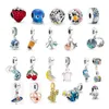 2022 Zomer 925 Sterling Silver Murano Glass Zee Turtle Dange Charms Cherry Barfish Shells Charm Octopus Pendant Fit Pandora Bracelet DIY 361687C01 781682C01