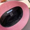 Sombreros de hombre Moda Mujer Cloches Patrón de letras Triángulo invertido Unisex Verano Accesorios casuales 55-59 Cm Transpirable 278p