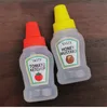 2st/Set Spice Tools 25 ml Mini Tomat Ketchup Bottle Portable Liten Sauce Container Sallad Dressing Container Pantry Containers JLE14141