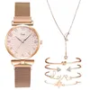 Orologi da polso donne di lusso orologi eleganti femmine magnetica band rosa donna orologio bracciale montre femme reloj mujerwrristwatches8635001